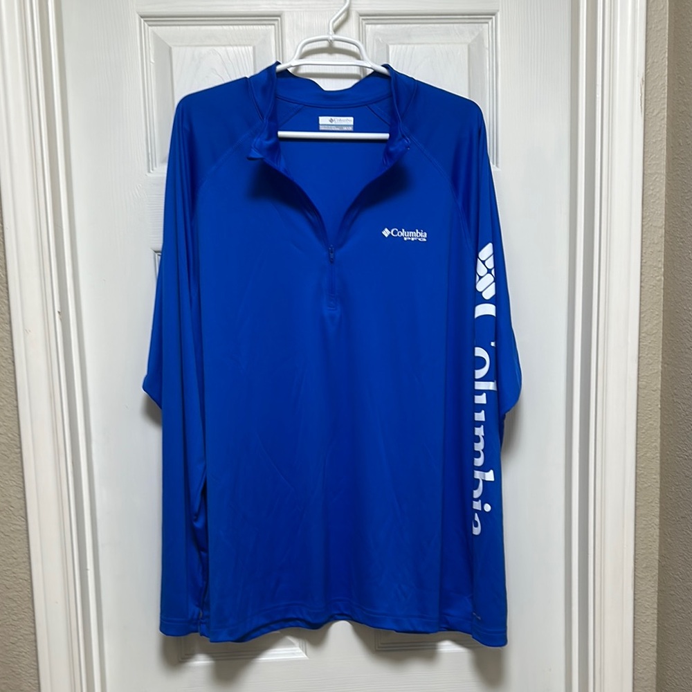 Columbia men’s Blue Quarter-Zip Pullover